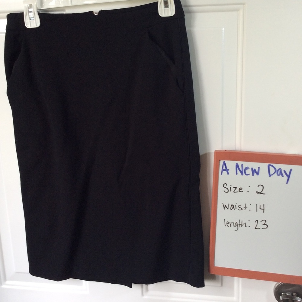 Black pencil skirt size 2